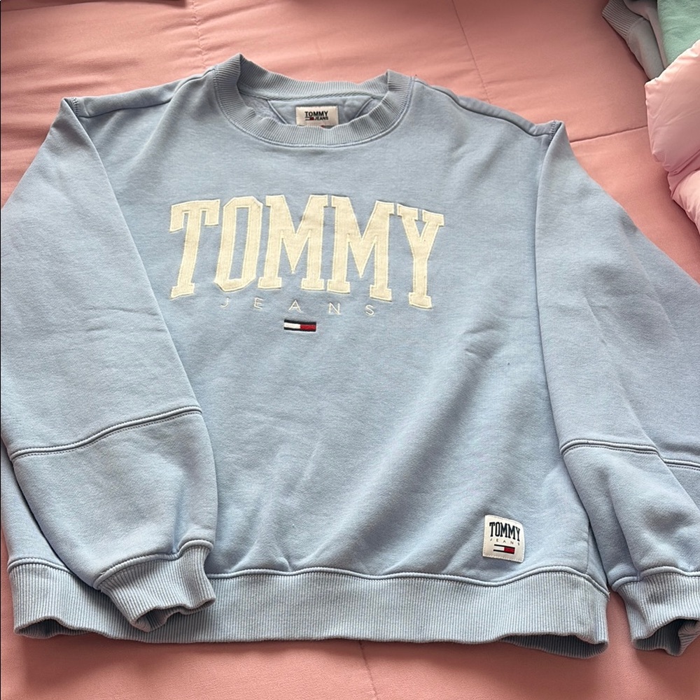 Tommy Jeans Light Blue Sweatshirt